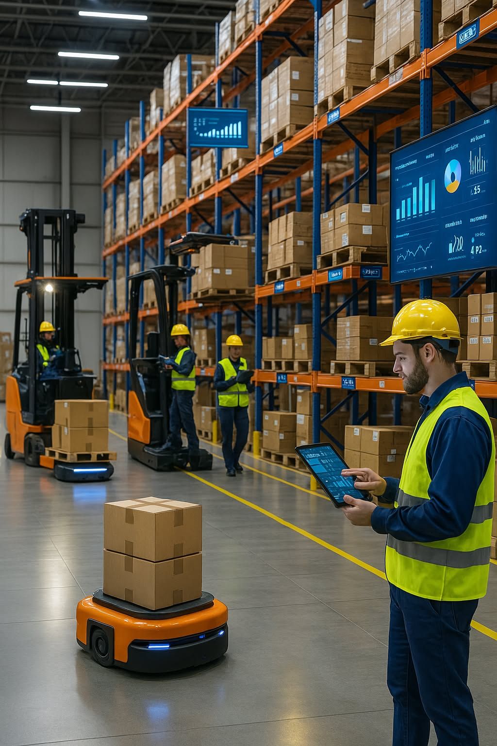 Smart warehouse and manufacturing operations